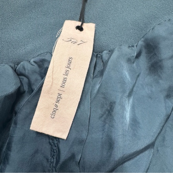 Cinq a Sept Gray Track Pants with Elastic Cuffs - Picture 8 of 10